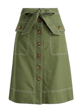 J. Crew Factory Linen Blend  Skirt